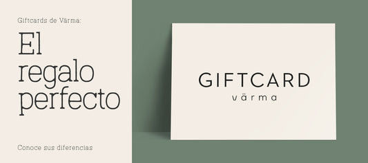 Descubre el regalo perfecto con las Gift Cards de Värma