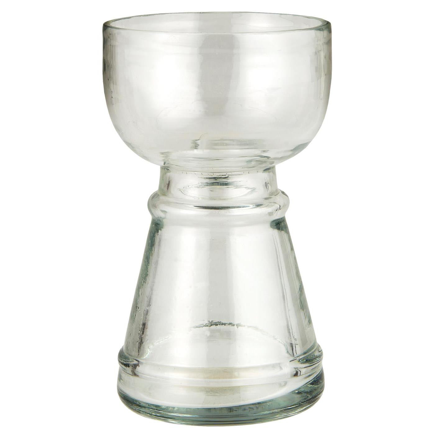 Florero de Vidrio HYACINTH Trofeo H: 12,6