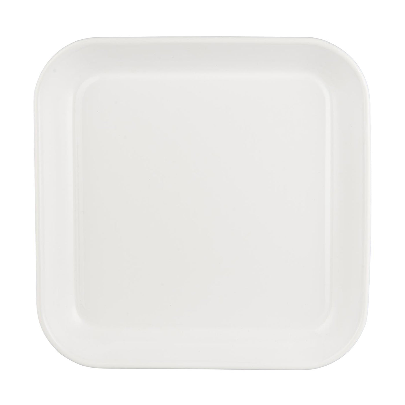Bandeja Enlozada Cuadrada Blanca W: 30 L: 30 cm