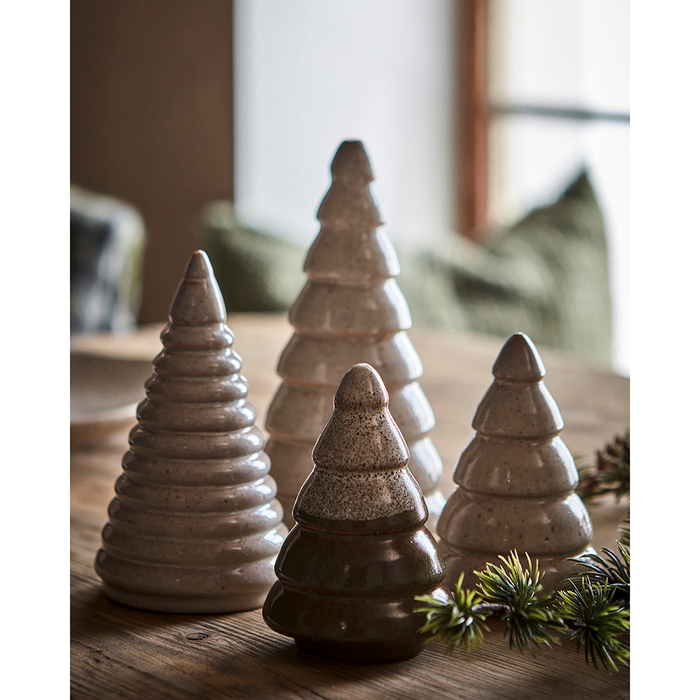 BARR Abeto decorativo S, Marfil H: 10 cm