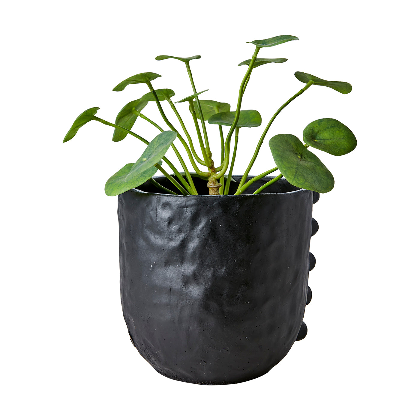Maceta L, Negro CAMILLE, Ø22xH18 cm