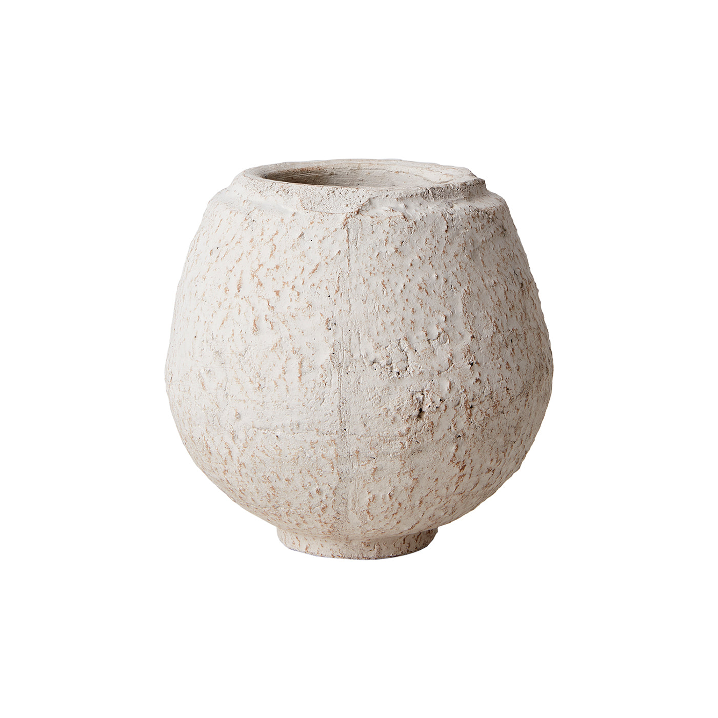 Maceta S, Blanco crudo CREAM, Ø16xH17 cm