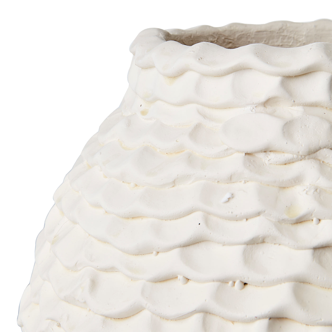 Maceta Blanco Crudo CREAM, Ø27xH36 cm