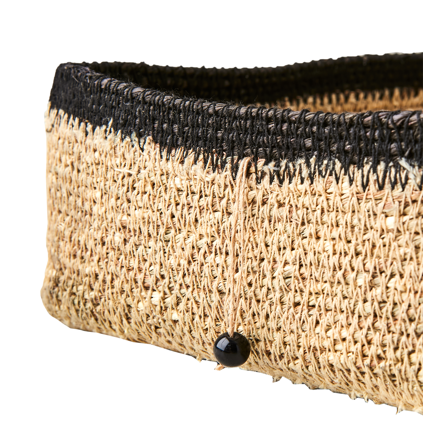 Madiba Cesta Natural/Black Large - 22x22 cm