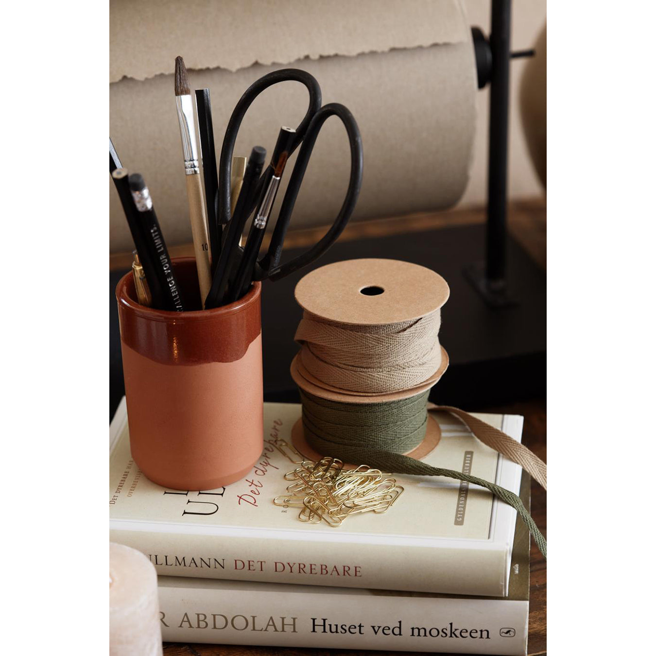 Cinta Algodón Verde Musgo en Rodete 5 mt