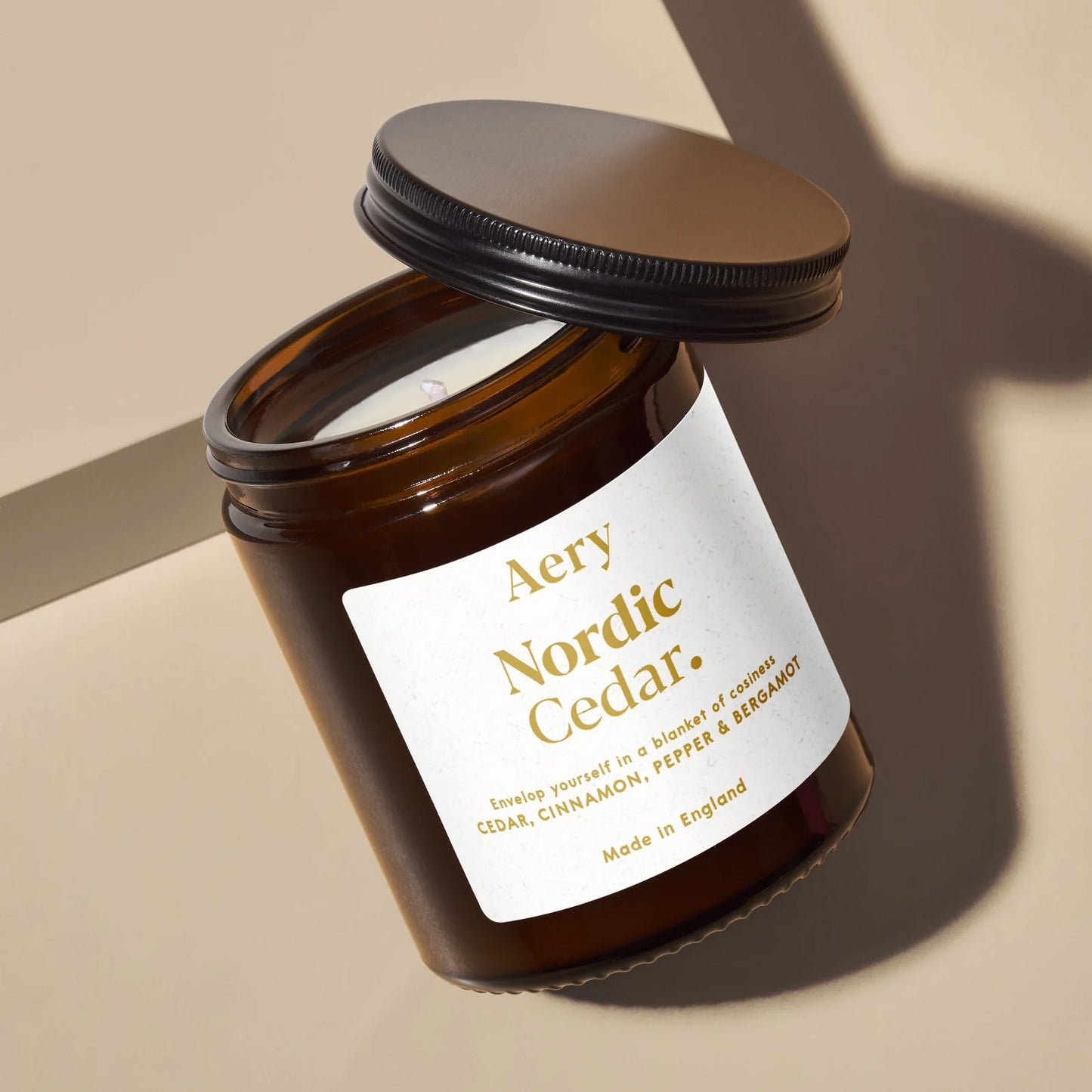Aery Vela Fernweh Vaso Ámbar Nordic Cedar 140 g