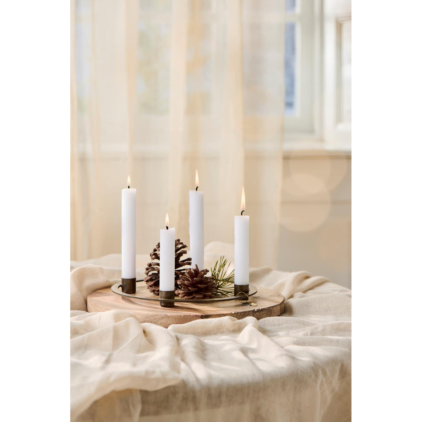 Tabla de Madera Decorativa UNIQUE Ø: 30 cm