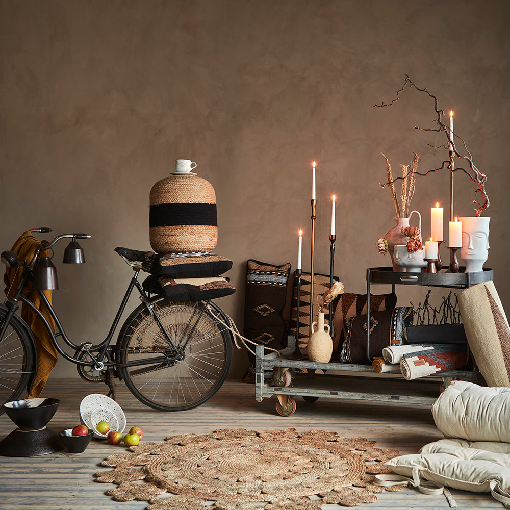 Carter Candelabro M Café Oscuro