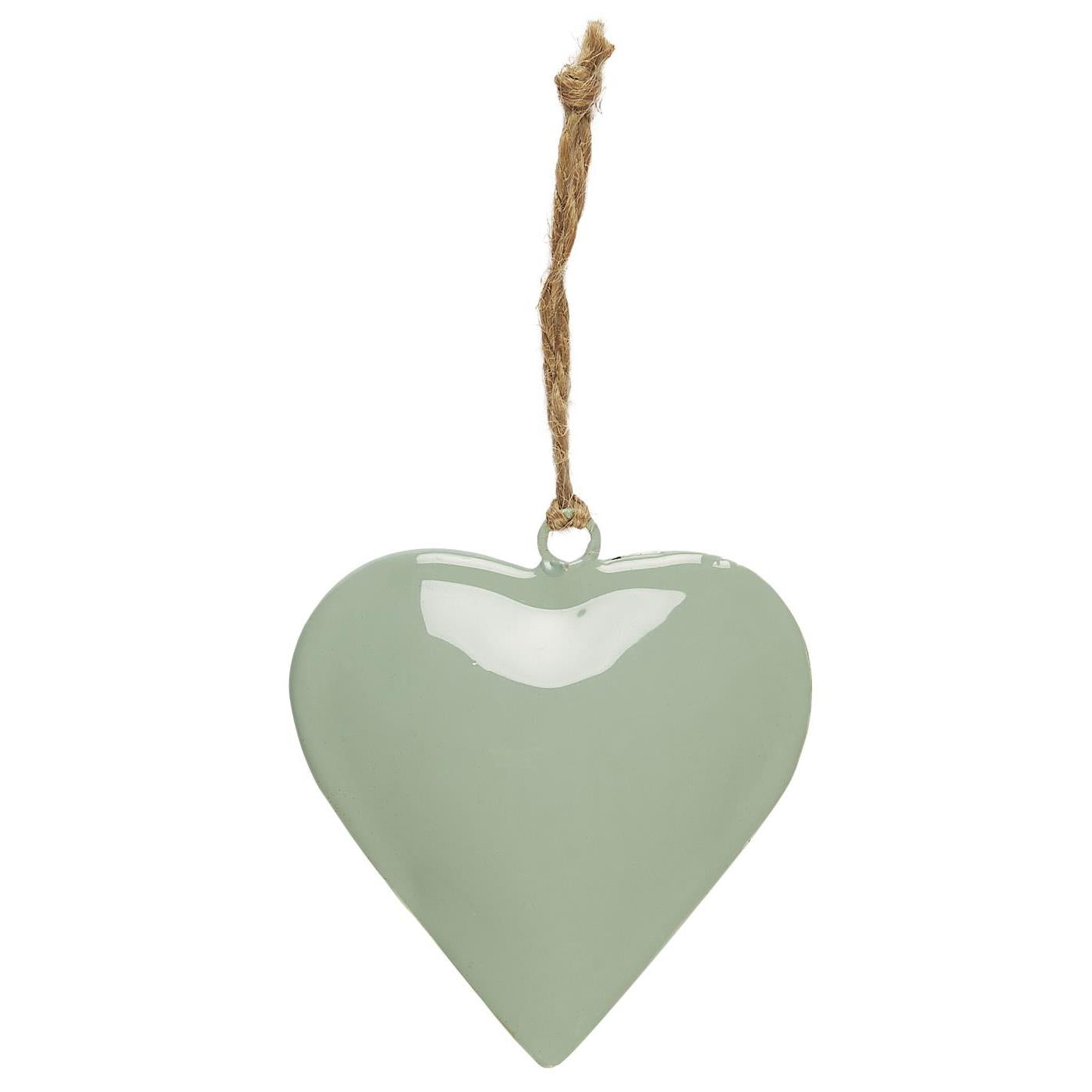Adorno Corazon Navidad Menta