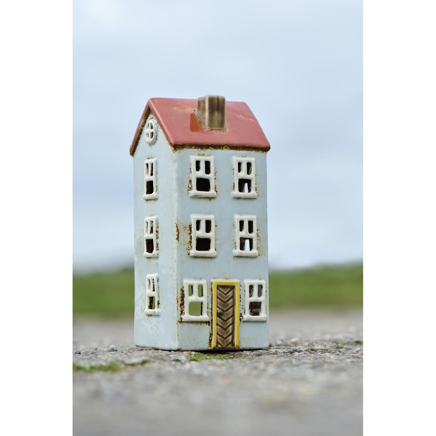 Casa para Velas Nyhavn Marco Puerta Amarillo