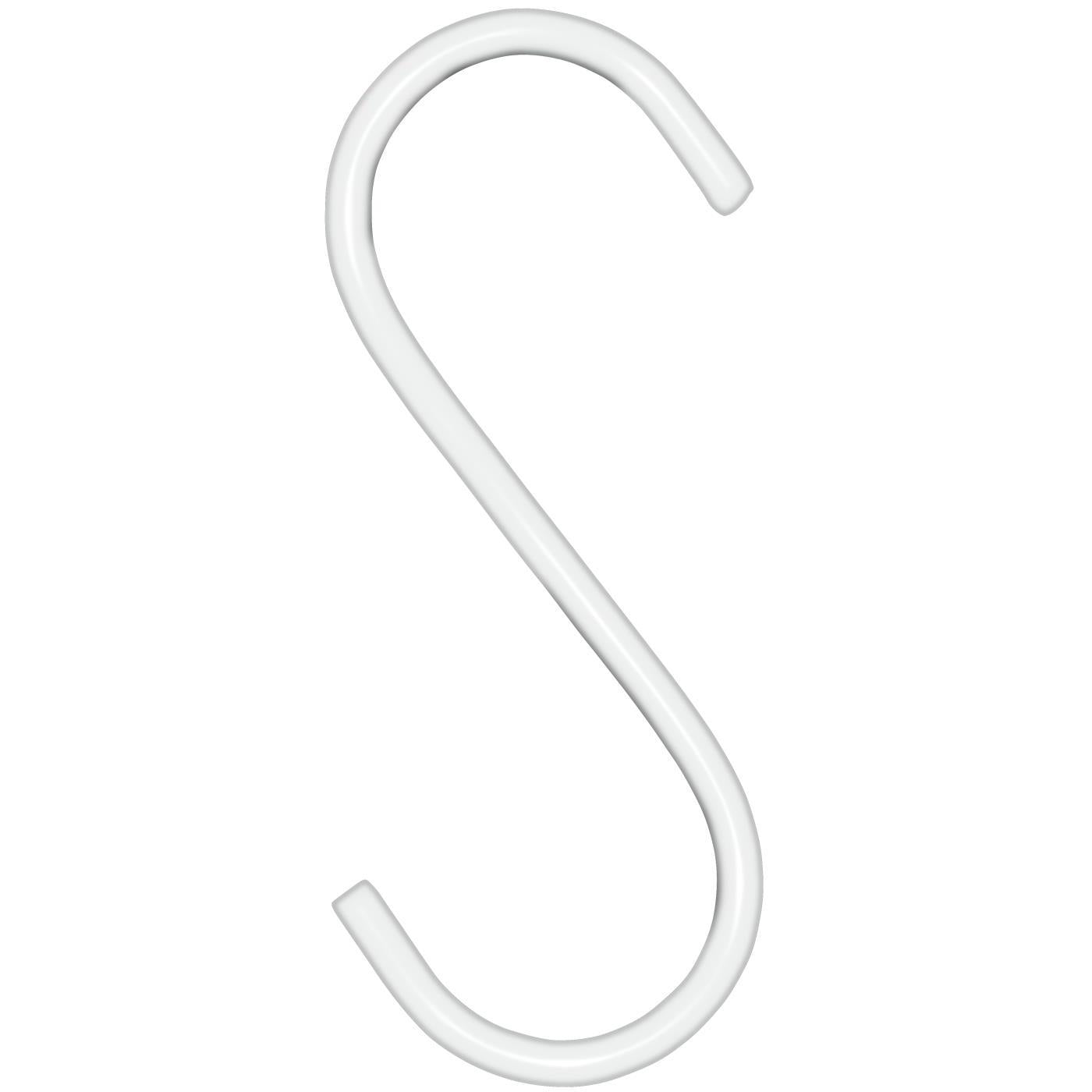 Gancho en S Blanco H: 7,5 cm
