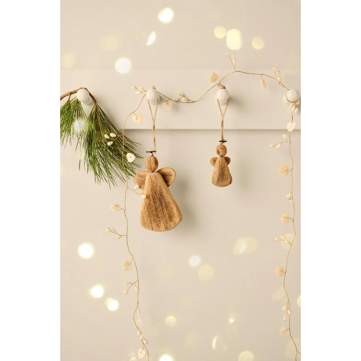 Angel de Madera Colgante H: 6,8