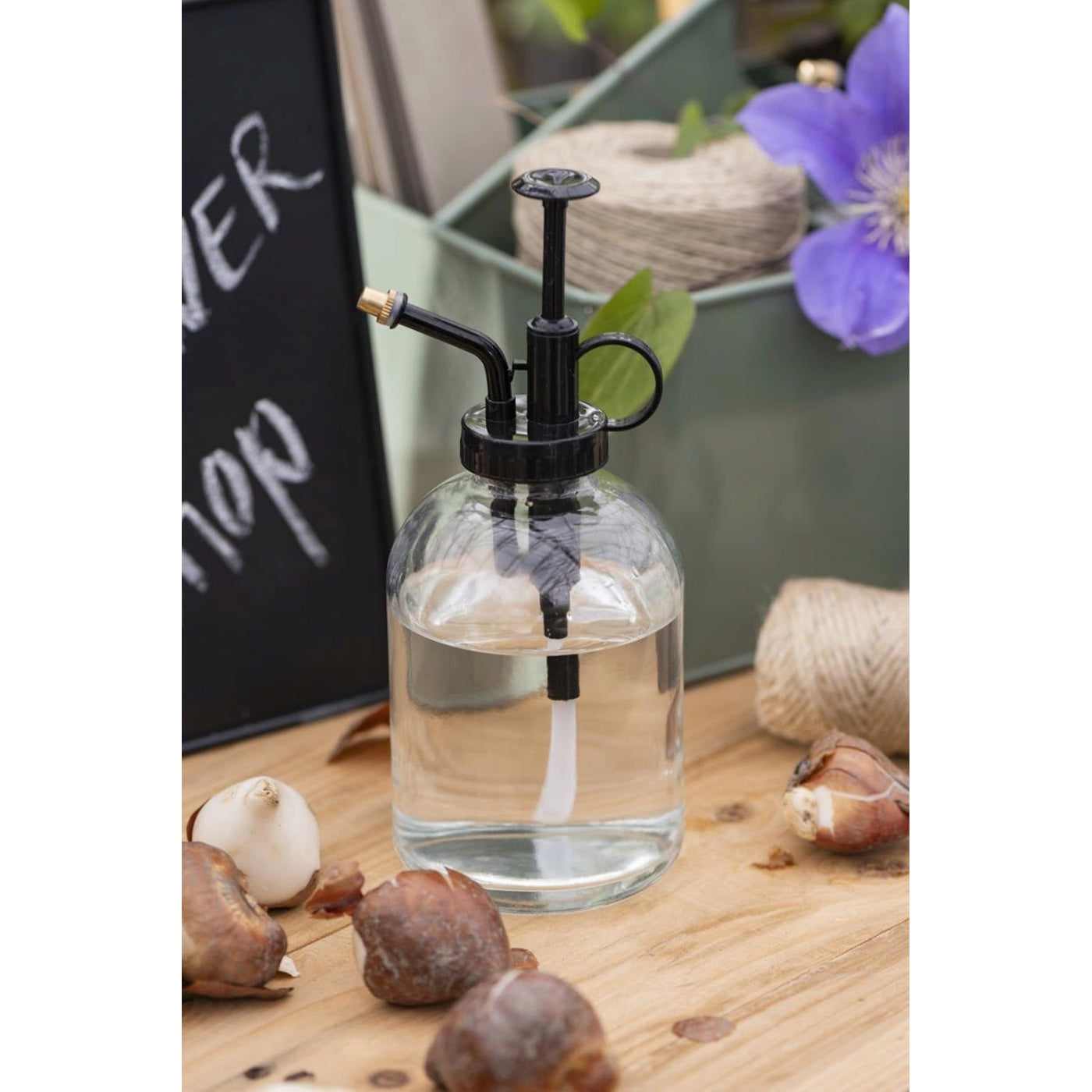 Regador de Vidrio con Aspersor 300 ml