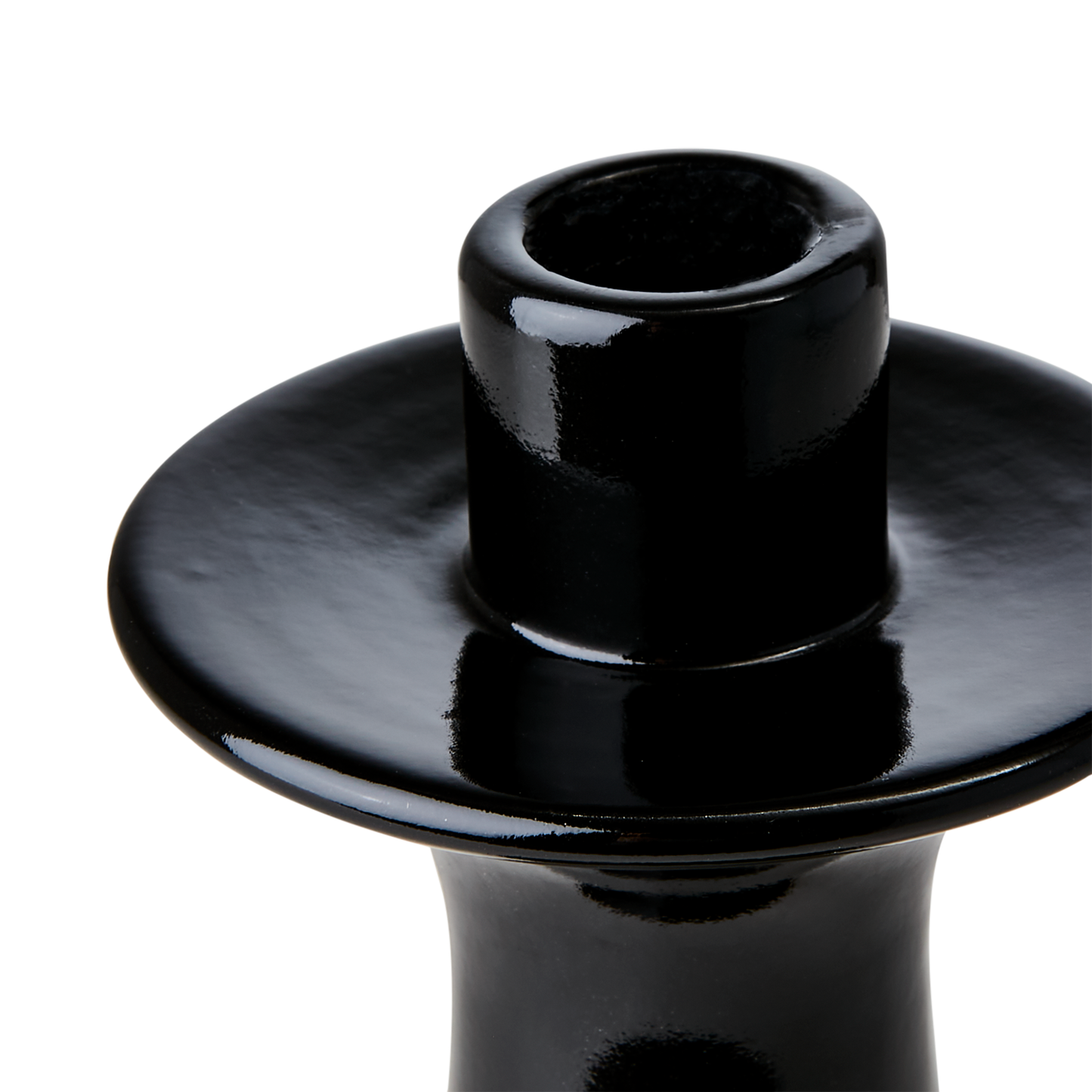 Portavela ELLA S Negro Ø12xH18 cm