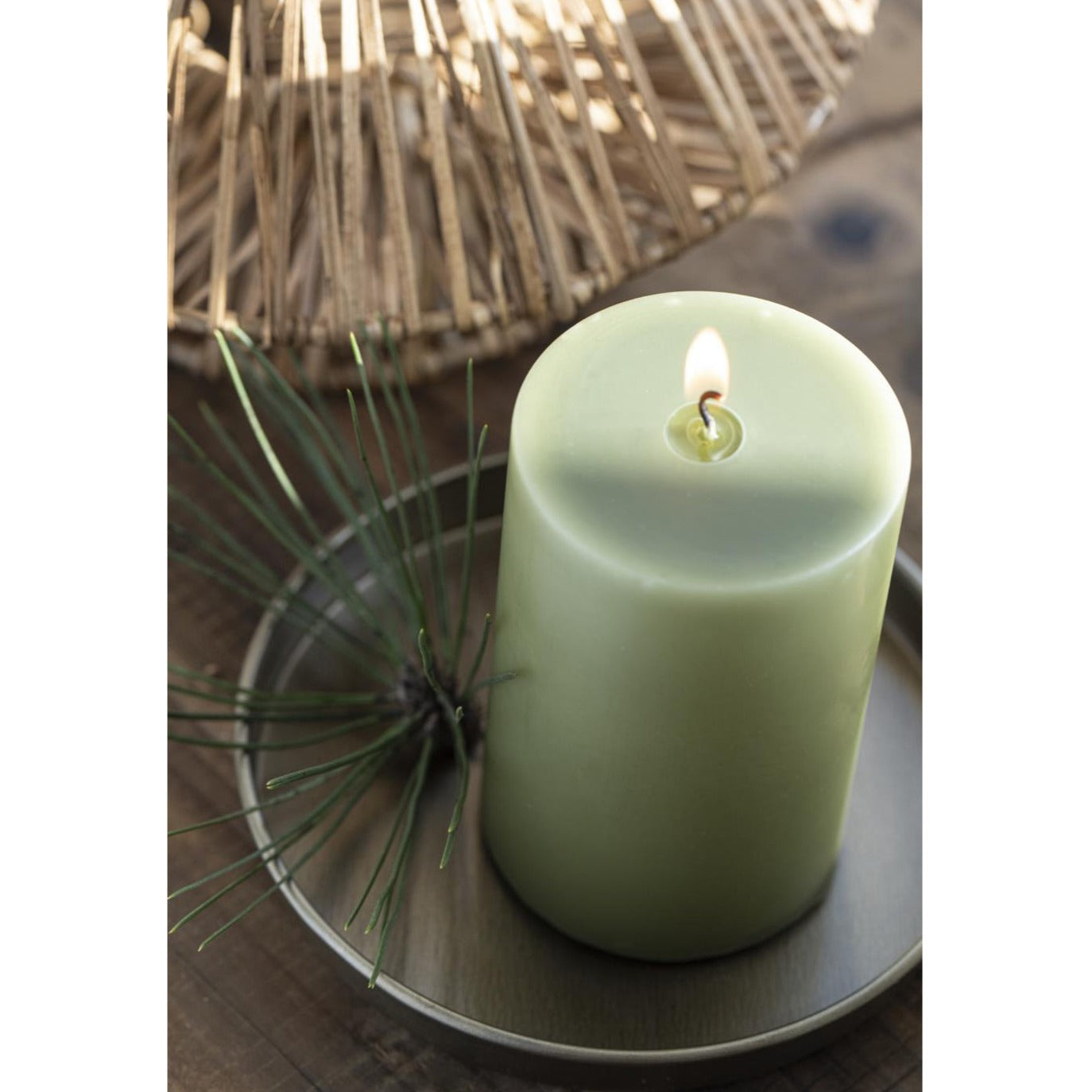 Bandeja Velas Bronce Ø 13 cm