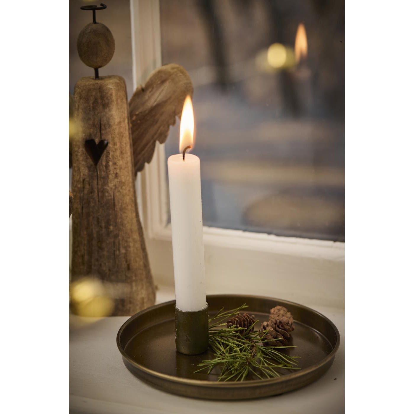 Portavela Magnético Metálico H: 3,3 Ø: 2,3 cm