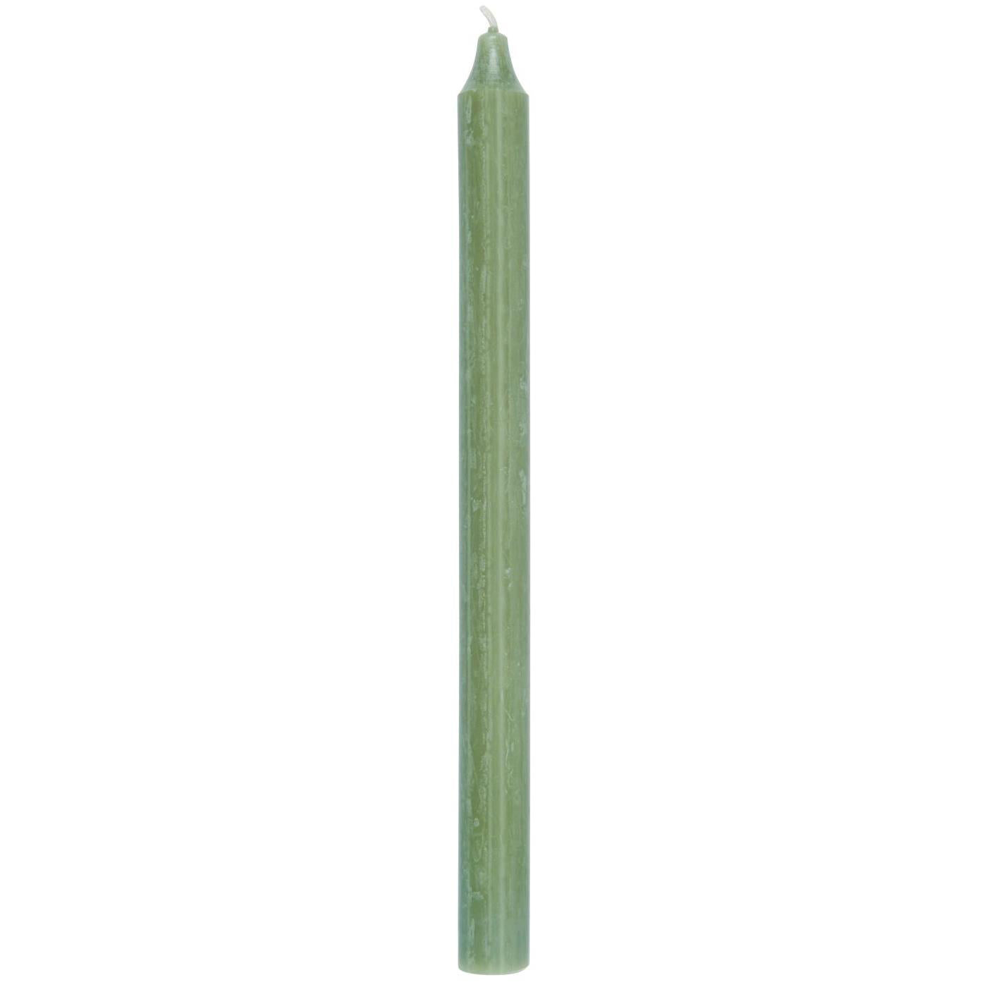 Vela Dinner Verde Musgo H: 29 cm