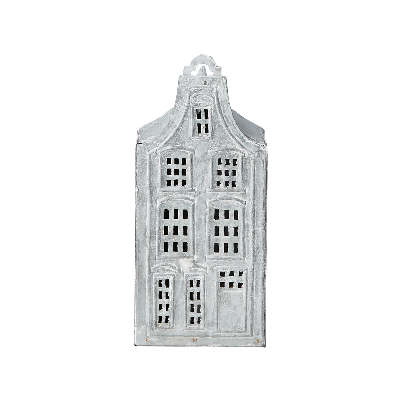 Casa para Velas FENIX Gris/Blanca H: 18 cm