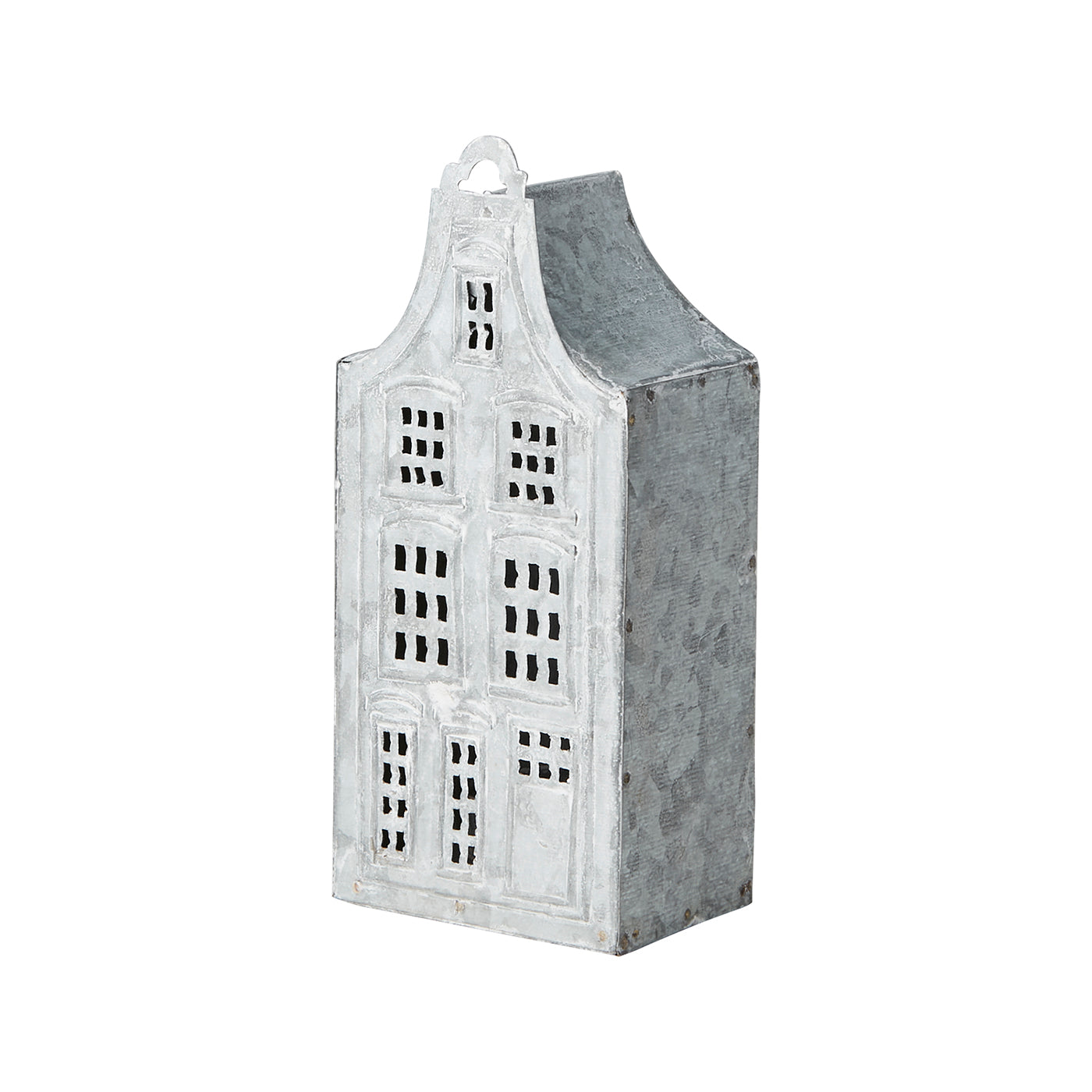 Casa para Velas FENIX Gris/Blanca H: 18 cm
