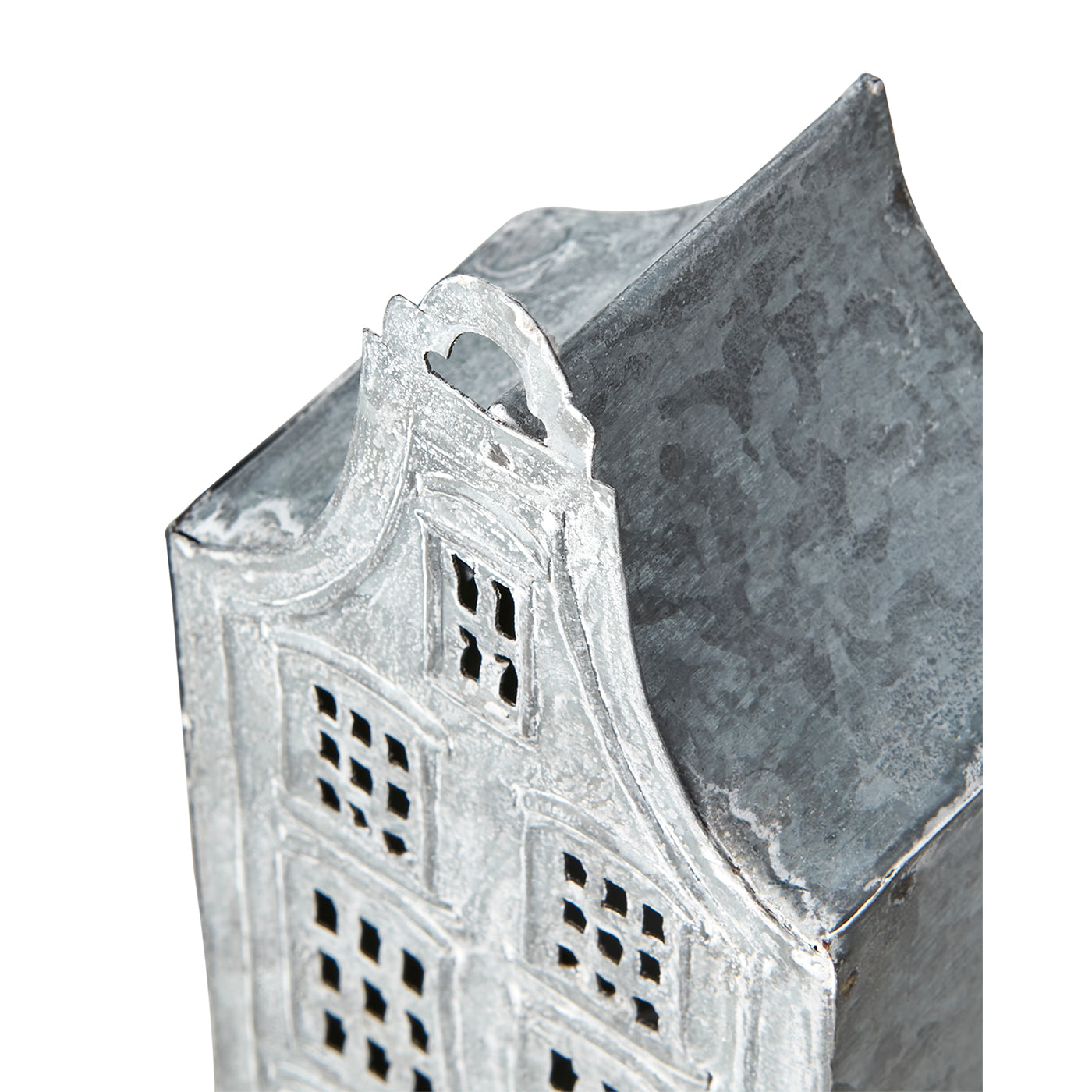 Casa para Velas FENIX Gris/Blanca H: 18 cm