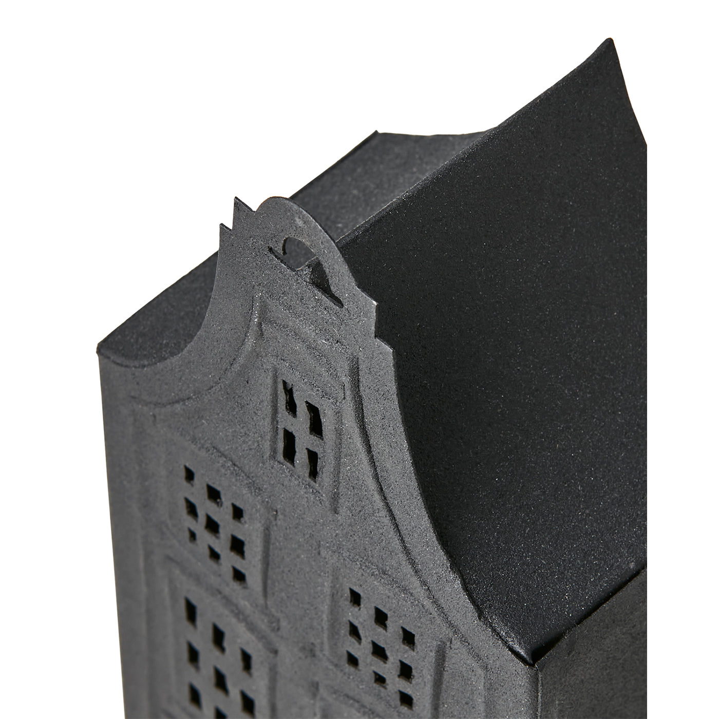 Casa para Velas FENIX Negra H: 18 cm