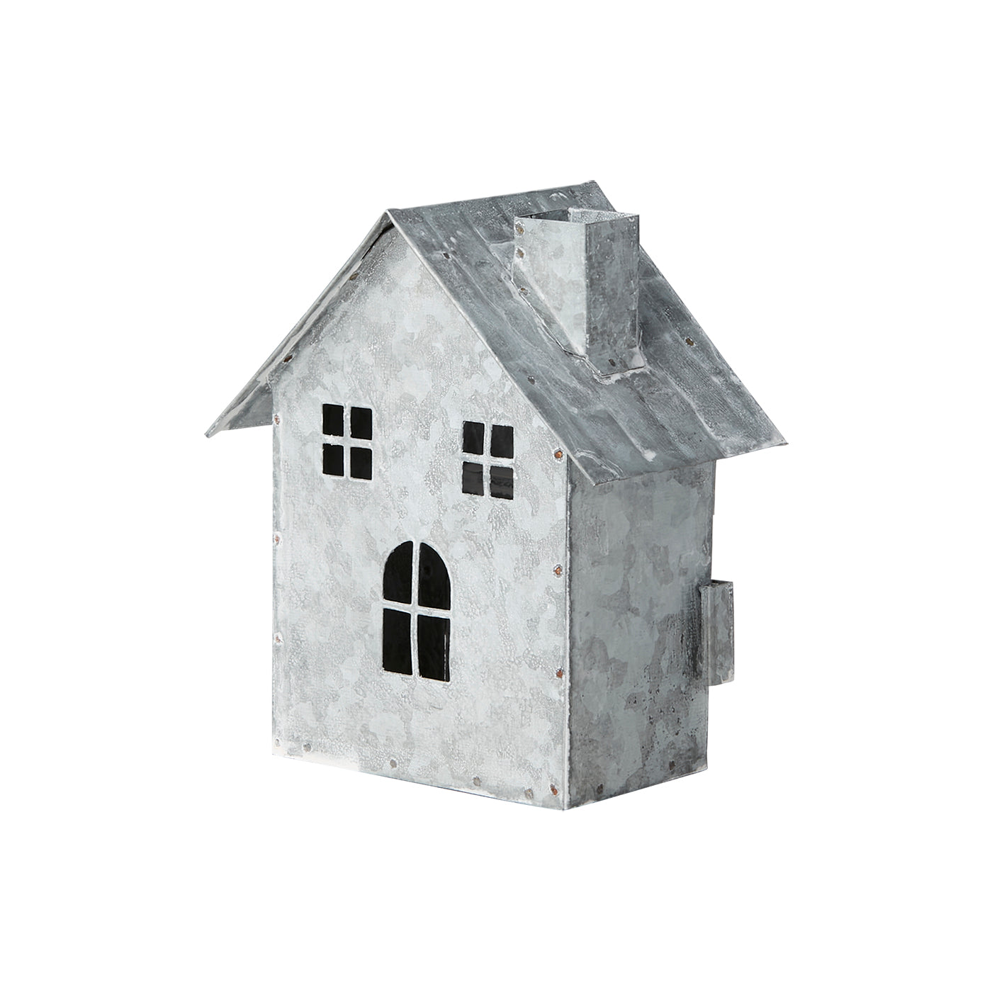 Casa para Velas FENIX Gris/Blanca H:14 cm