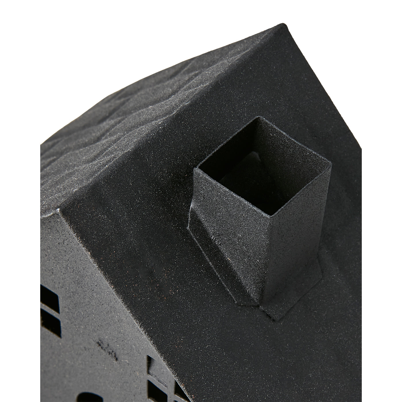 Casa para Velas FENIX Negra H: 14 cm