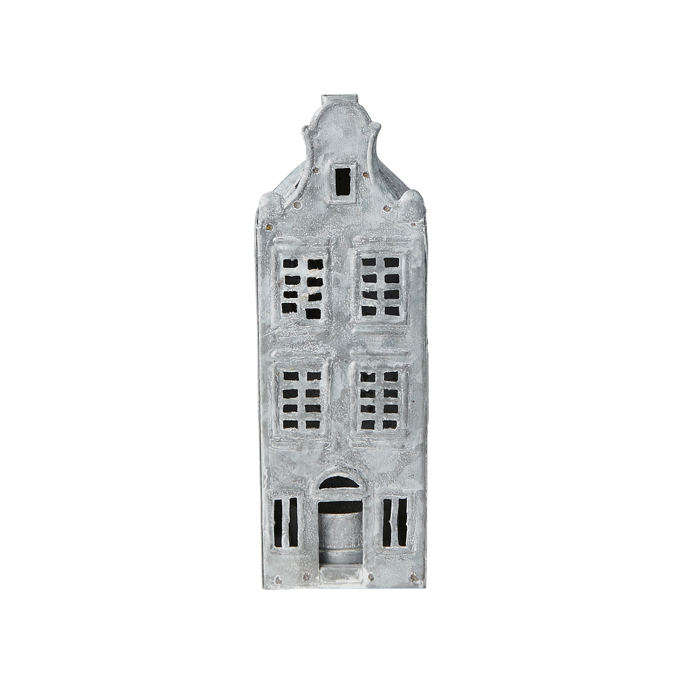 Casa para Velas FENIX Gris/Blanca H: 18 cm