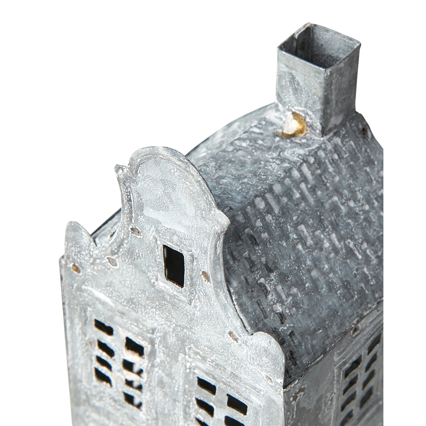 Casa para Velas FENIX Gris/Blanca H: 18 cm