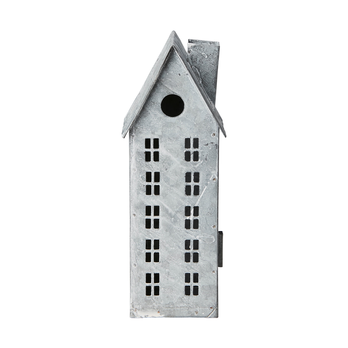 Casa para Velas FENIX Gris/Blanca H: 19.5 cm