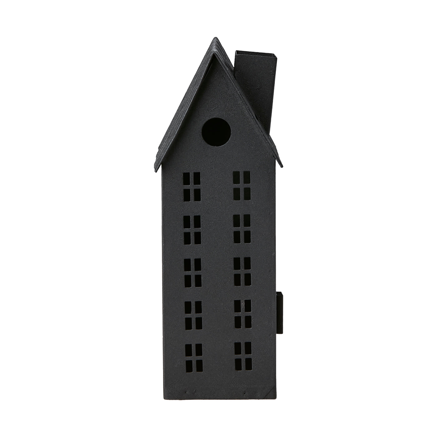 Casa para Velas FENIX Negra H: 19.5 cm
