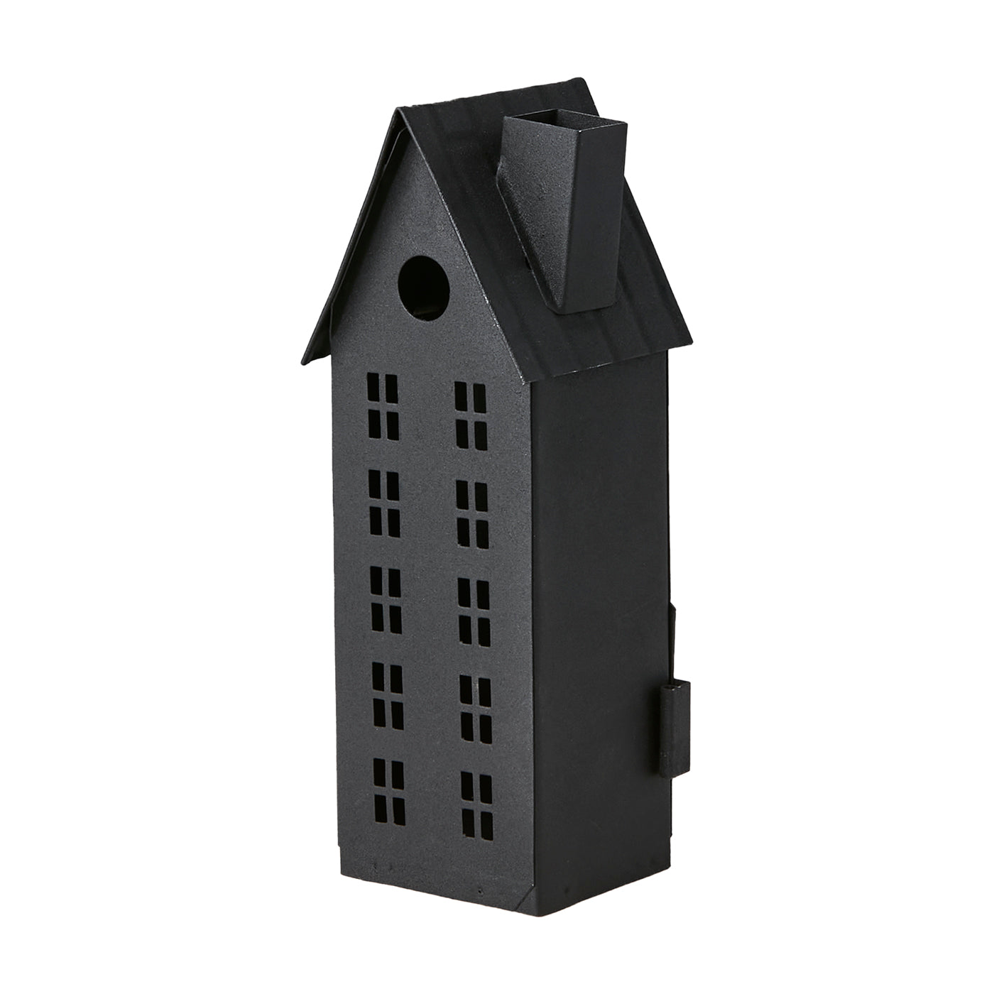 Casa para Velas FENIX Negra H: 19.5 cm