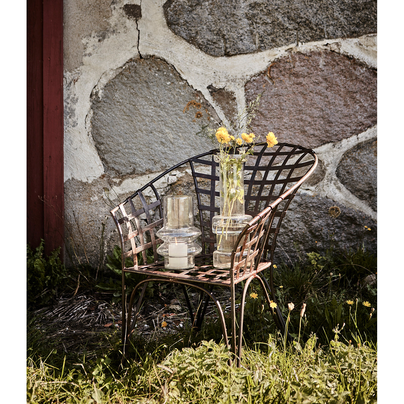 Florero BETTY Transparente M, H:18 cm