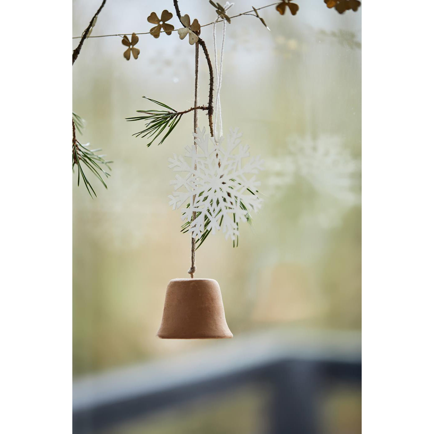 Campana Colgante de Greda H: 4,5 cm