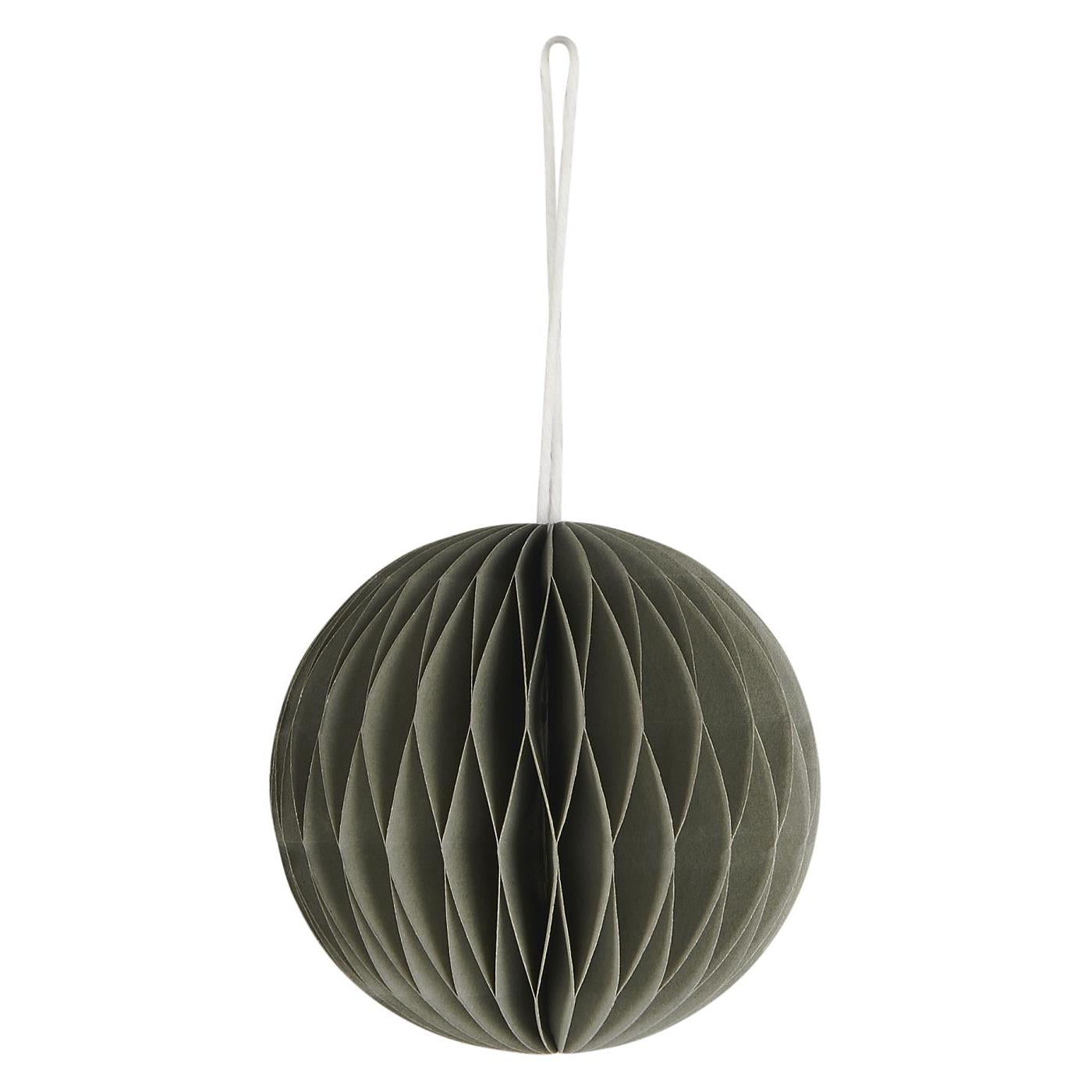 Adorno Navidad Snowball Gris
