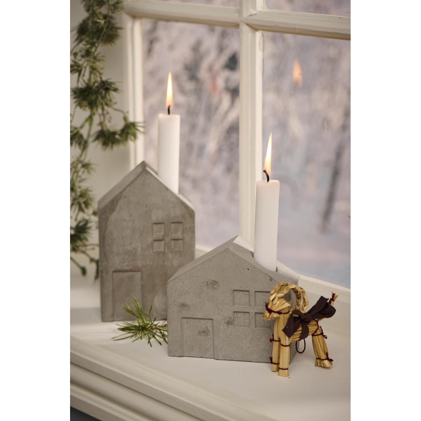 Casa para Velas f/2.2 cm, H: 13cm