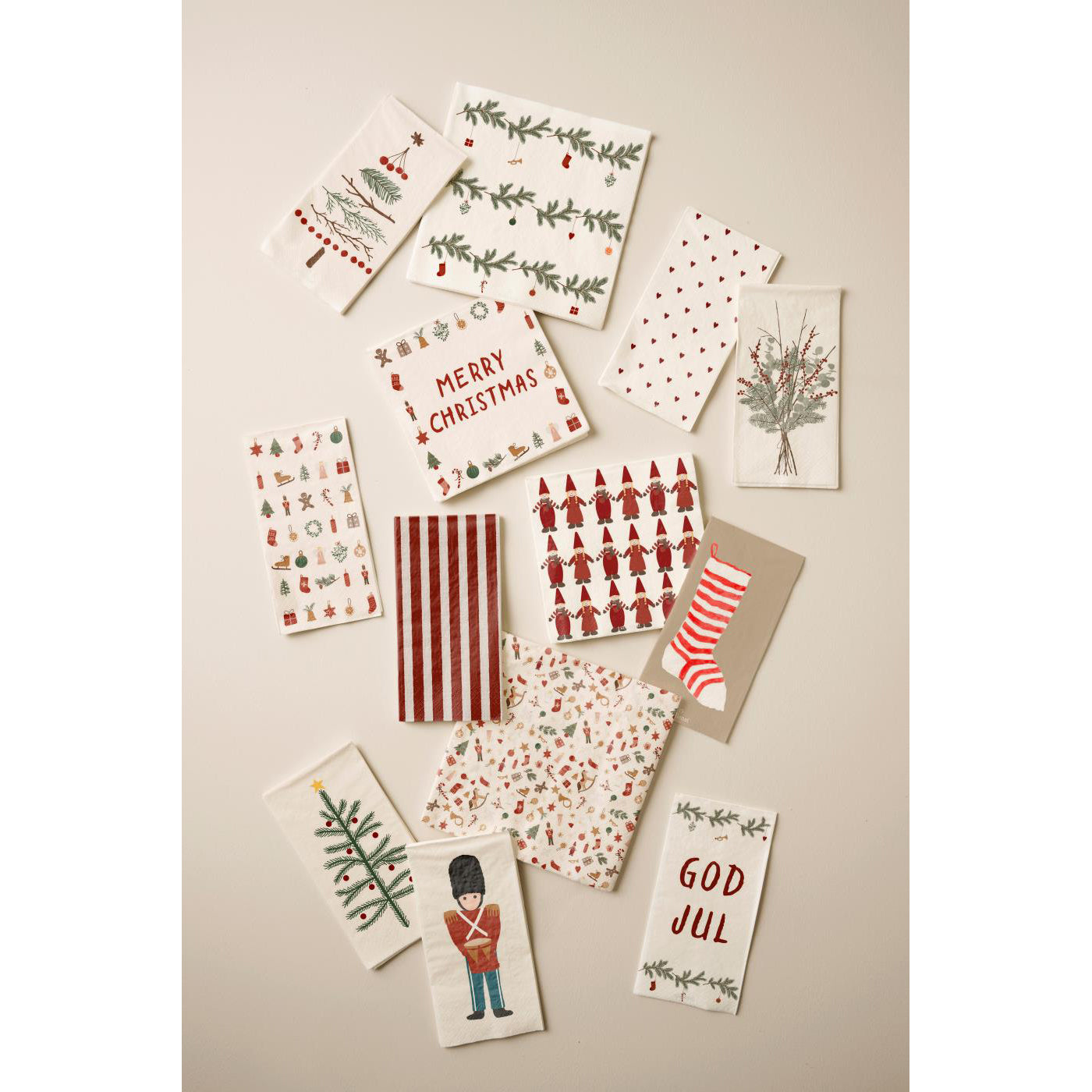 Servilletas Diseño Motivos Navideños 50 unidadesde 20x20 cm