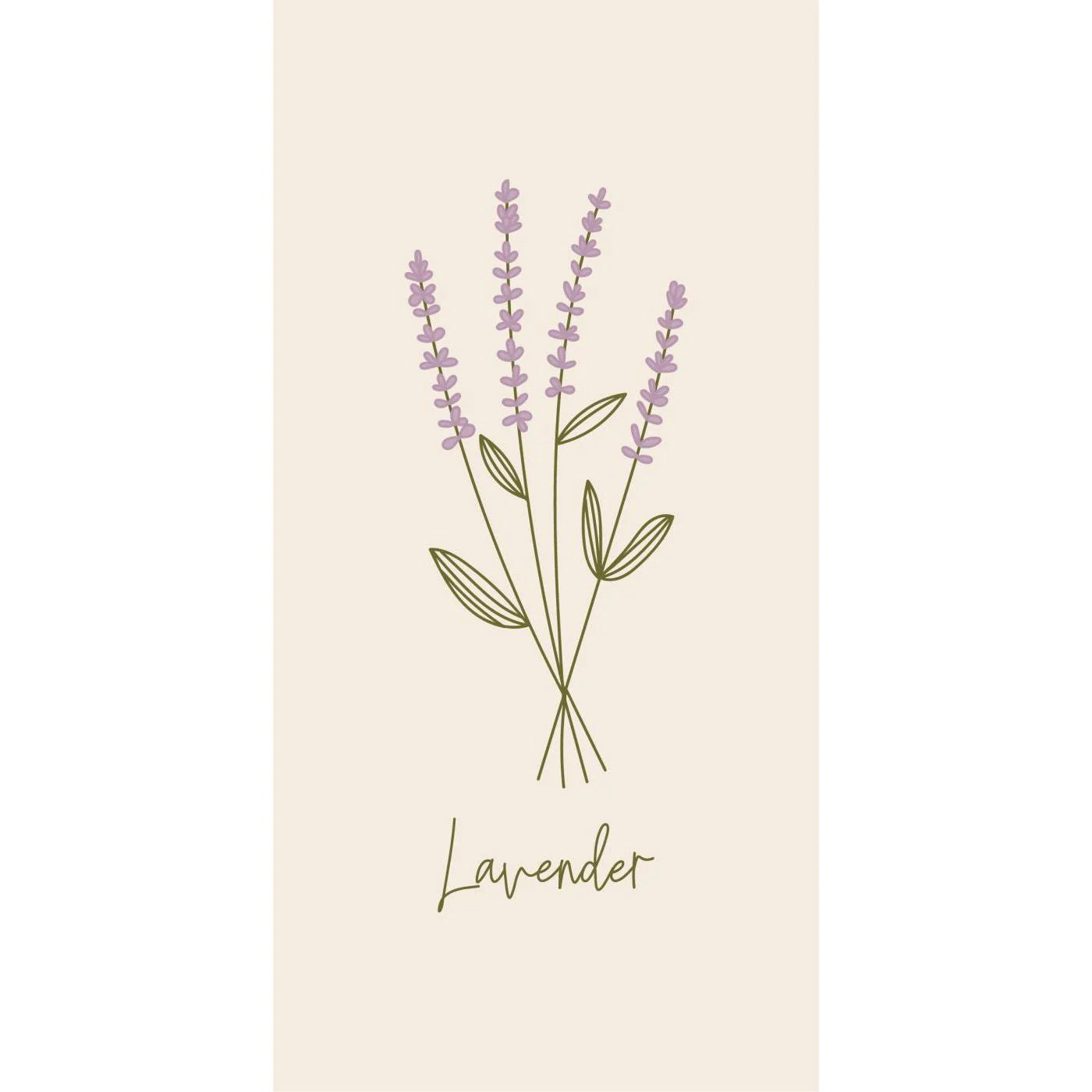Servilletas con diseño Lavanda 16 unidades