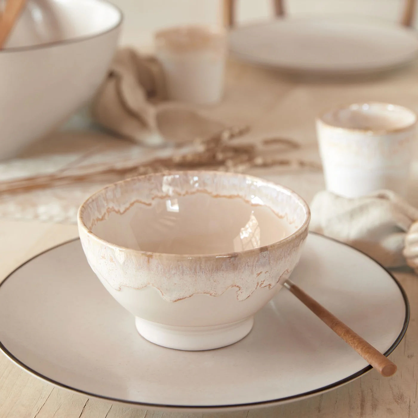 Set 4 Latte Bowls Blanco