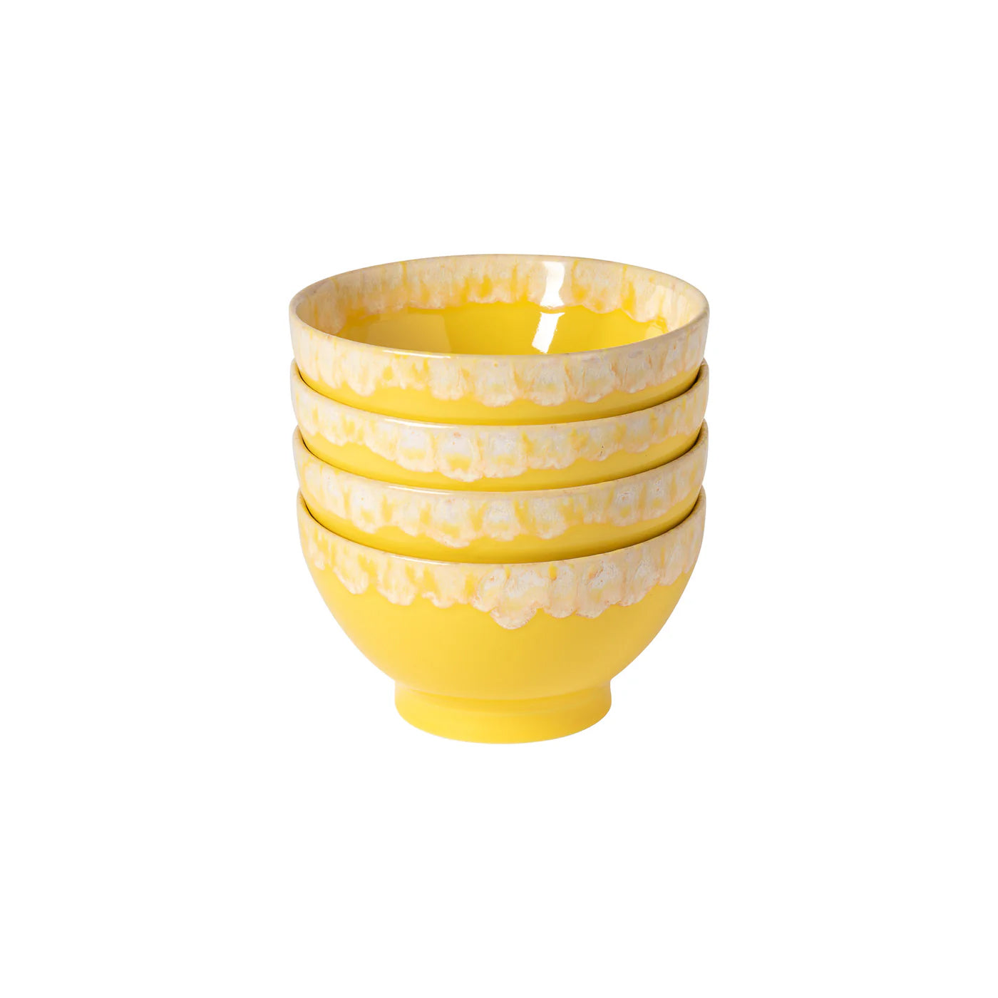 Set 4 Latte Bowls Amarillo