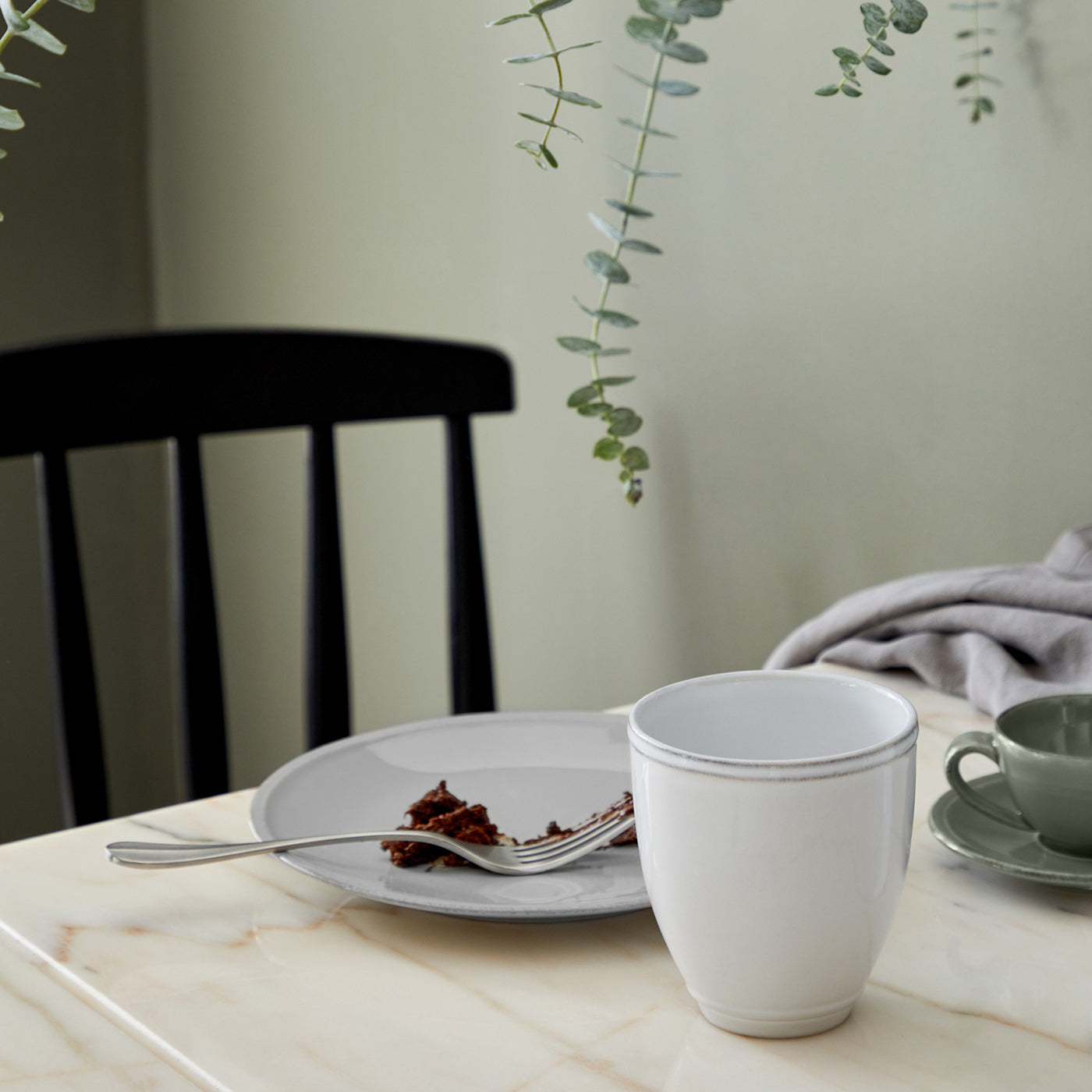 6 Platos Ensalada/Postre Friso 22 cm Blanco