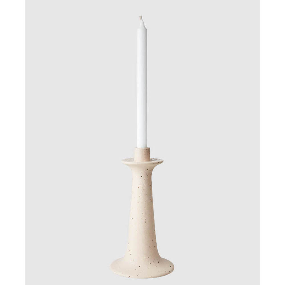 Portavela ELLA L Beige Ø16xH30 cm