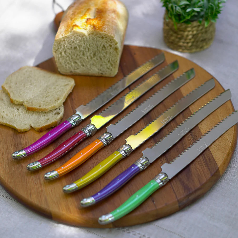 Laguiole Cuchillo Pan Morado Fruity