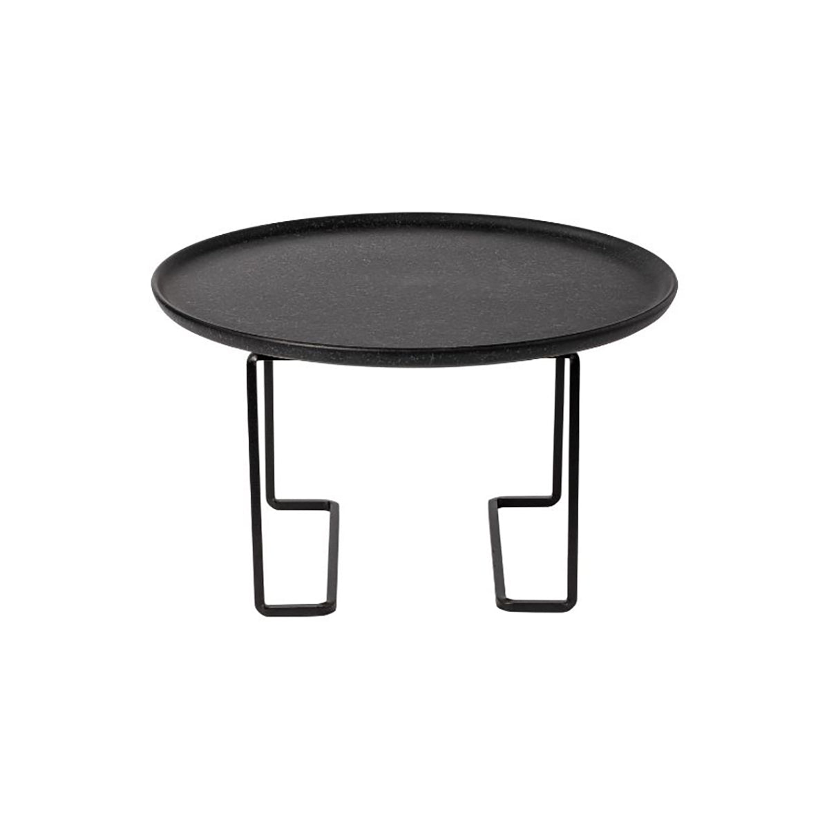 Pedestal Alto Rectangular Negro 20x20 cm H17 cm