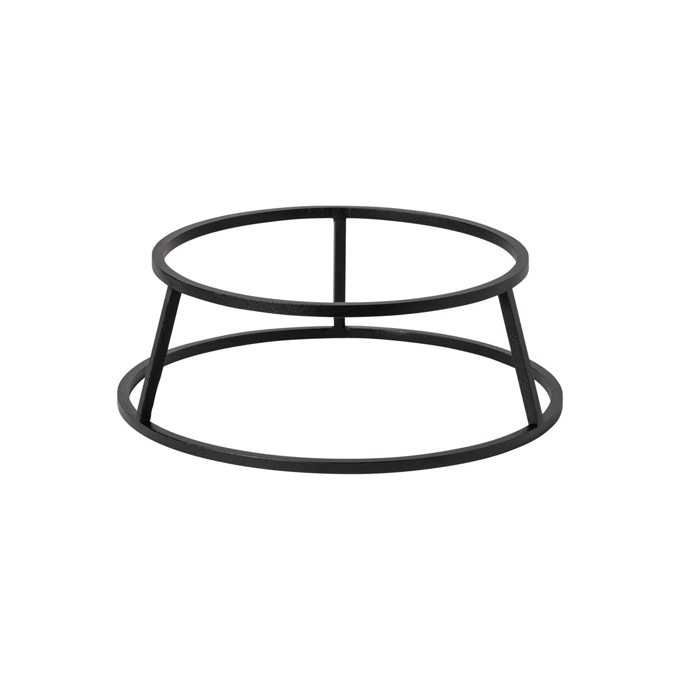 Pedestal Bajo Redondo Negro D23.8cm H8 cm