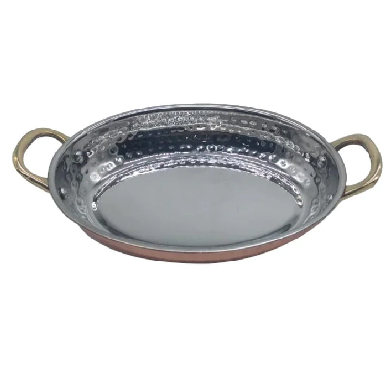 Paila de Cobre Ovalada 1000 ml Martita Serani