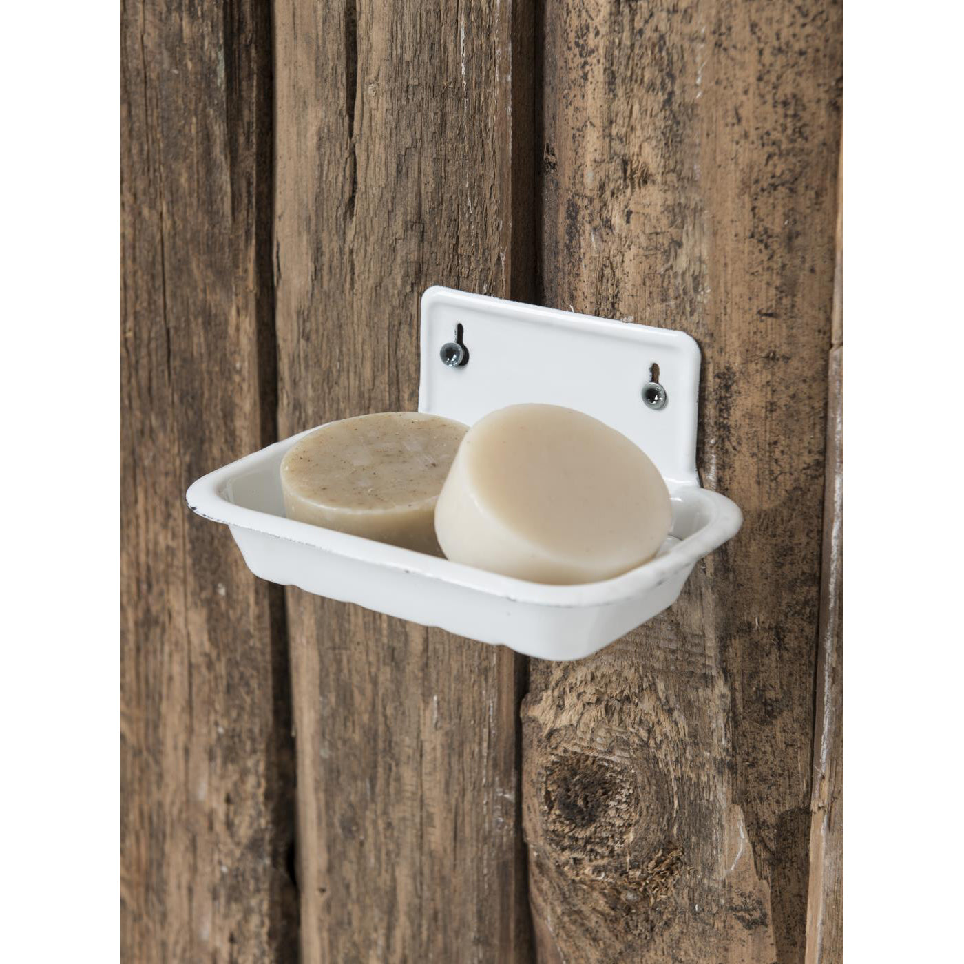 Jabonera Enlozada de 2 piezas f/wall