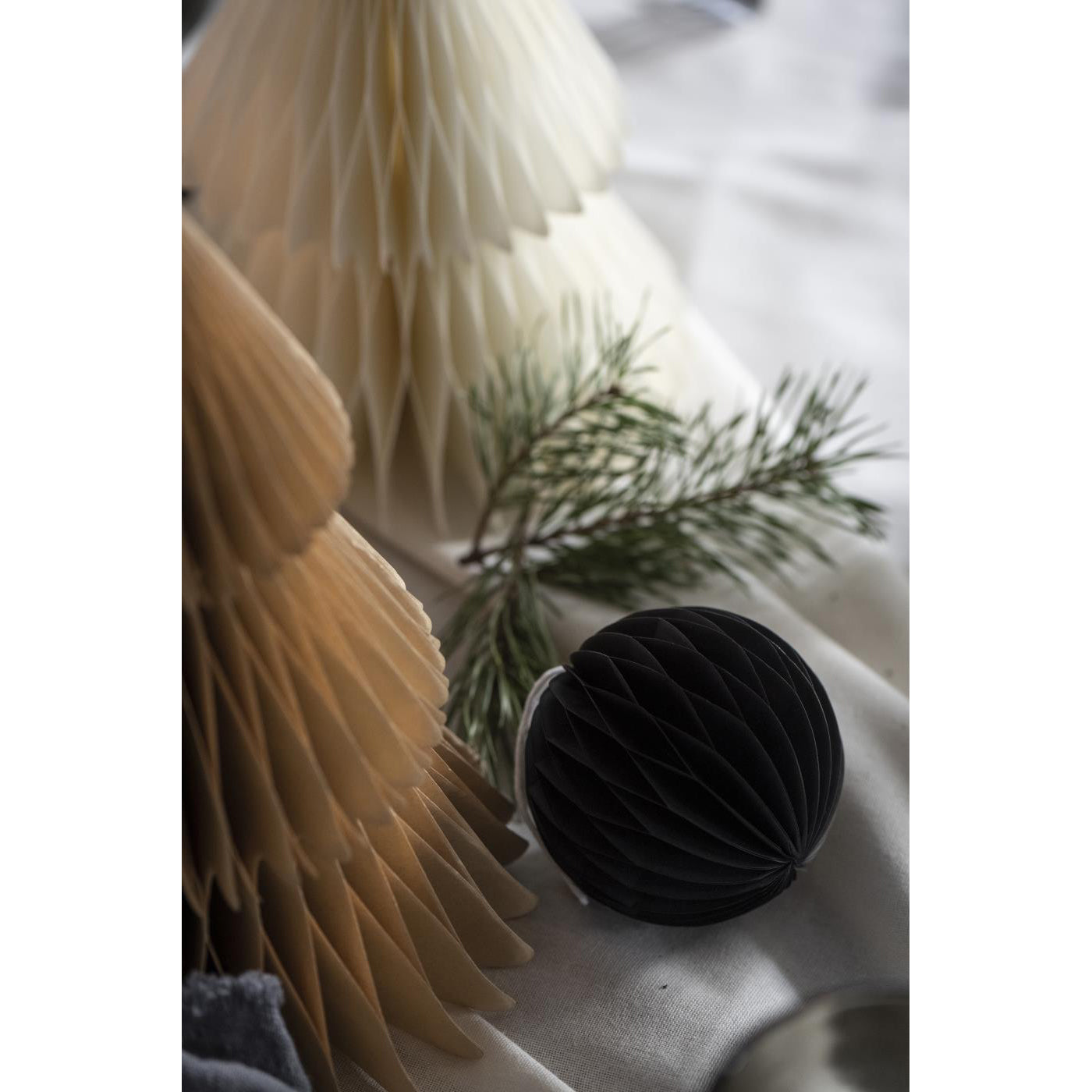Adorno Navidad Snowball Negro