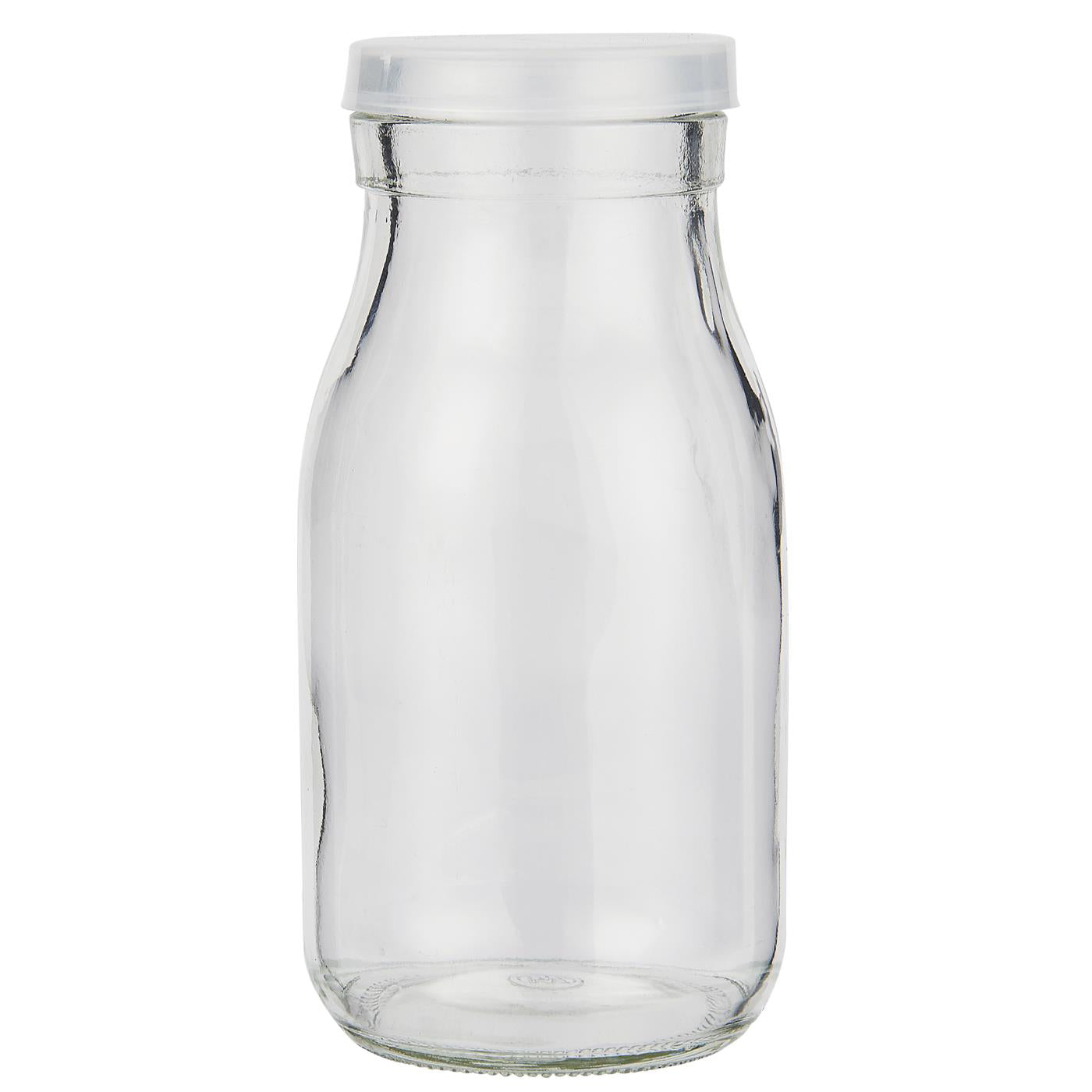 Frasco vidrio con tapa plástica 210 ml