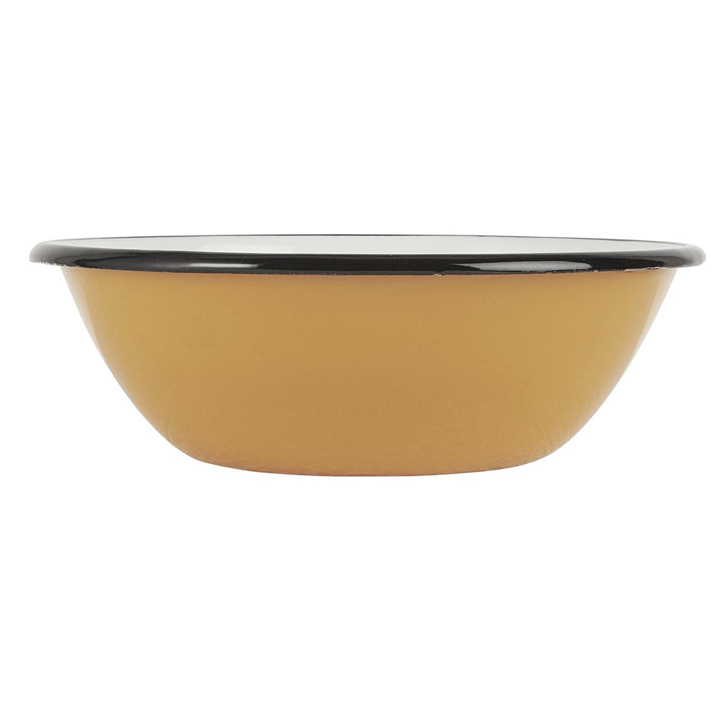 Bowl Enlozado Amarillo / Interior Blanco